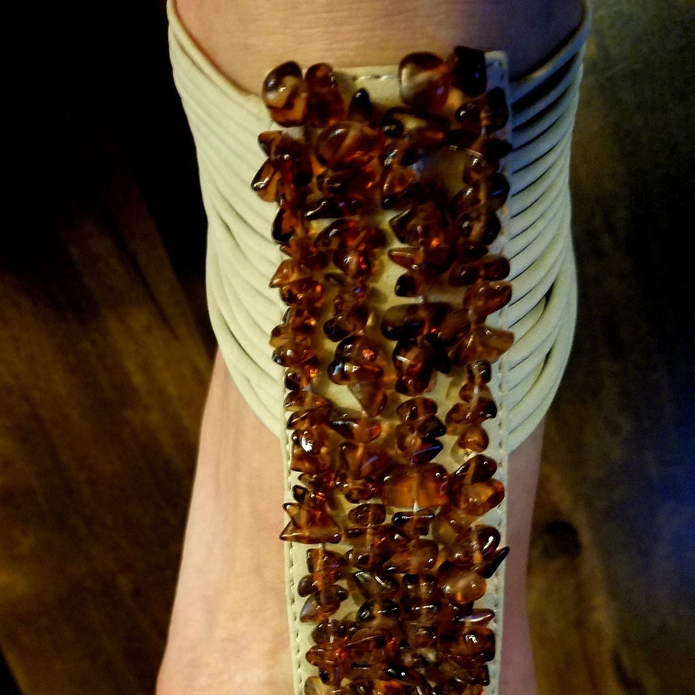 Wedge high heels size 8